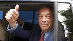 Nigel Farage, bývalý pedseda euroskeptické UKIP.