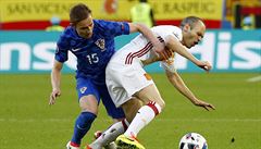 Andrés Iniesta (vpravo) a Marko Rog