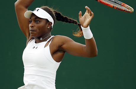 Sloane Stephensová na Wimbledonu.