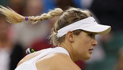 Eugenie Bouchardová na Wimbledonu.