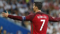 Polsko vs. Portugalsko (Cristiano Ronaldo).