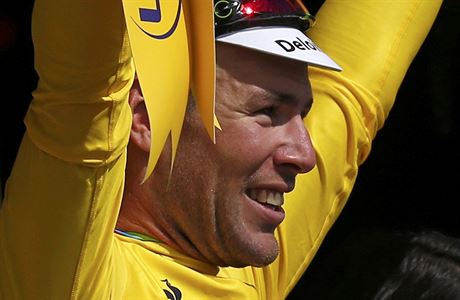 astný vítz úvodní etapy Tour de France 2016 Mark Cavendish.