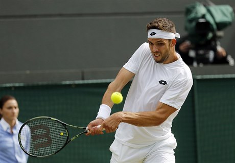 Jiří Veselý na Wimbledonu.