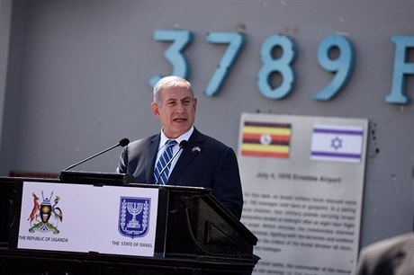 Izraelský premiér Netanjahu.