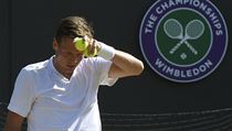 Tomáš Berdych si dosud finále Wimbledonu zahrál pouze jednou