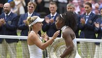 Větší talíř letos získala Serena.