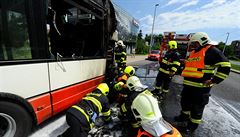 Poár autobusu v Praze