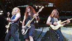 Heavymetalov legenda Iron Maiden po dvou letech opt rozezn Prahu