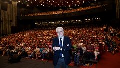 Reisér Roberto Andó pi uvedení svého filmu Zpovdi na MFF Karlova Vary.