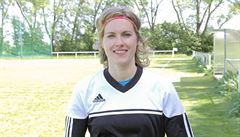 Katka Bogliová jako fotbalistka