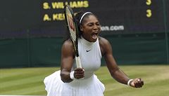Serena Wiliamsová bojuje o svj sedmý titul z Wimbledonu.