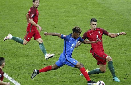 Portugalsko vs. Francie, finle ME 2016 (Coman v akci).