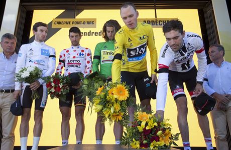 Stupn vtz po 13. etap Tour de France 2016.