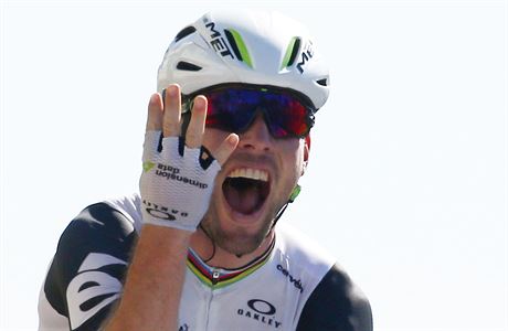 Spurt 14. etapy Tour de France 2016 (Mark Cavendish slav).