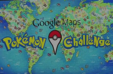 Pokémon Challenge na Google Maps.