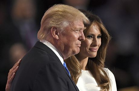 Donald a Melania Trumpovi.