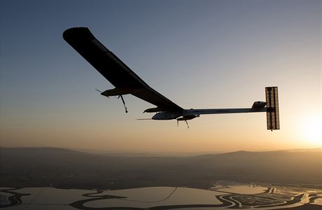 Solární letoun Solar Impulse.