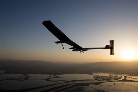 Solární letoun Solar Impulse.