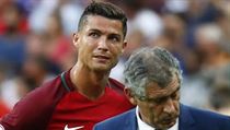 Portugalsko vs. Francie, finle ME 2016 (zrann Ronaldo).