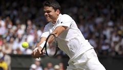 Milo Raoni ve finále Wimbledonu.