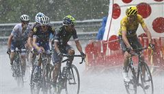 Chris Froome a Nairo Quintana v 9. etap Tour de France.