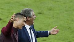 Portugalsko vs. Francie, finále ME 2016 (Santos a Ronaldo).