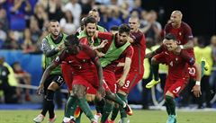 Portugalsko vs. Francie, finále ME 2016 (portugalská radost).