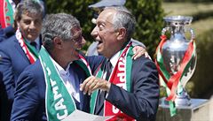 Portugalsko slaví v Lisabonu titul mistr Evropy (Santos a portugalský...