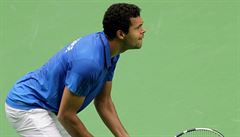 Trénink francouzských tenist ped tvrtfinále Davisova poháru R - Francie 13....