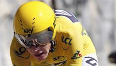 Chris Froome v asovce na Tour de France 2016.