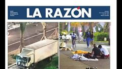 Titulní stránky francouzských i zahraniních médií reagují na teroristický útok...