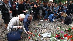 Uctní zabitých pi teroristickém útoku v Nice