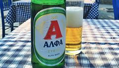 Alfa Beer - prmrný zástupce globálního Heinekenu, jeho láhev je dosti...