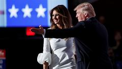 Donald Trump a jeho ena Melania.