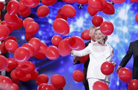 Hillary Clintontová pijala nominaci Demokrat.