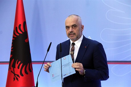 Albánský premiér Edi Rama.