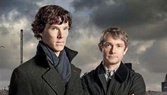 Benedict Cumberbatch a Martin Freeman v britském seriálu Sherlock