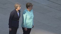 Tereza Mayová a Angela Merkelová se setkaly v Berlín.