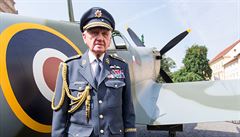 Bylo to něco úžasného, řekl válečný veterán Boček, když s letounem Spitfire opět vzlétl