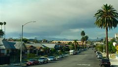 Kou� nad Los Angeles.