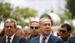 Izraelský premiér Benjamin Netanyahu b�hem oslavy výro�í lisabonské války.