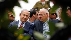 Izraelský premiér Benjamin Netanyahu b�hem oslavy výro�í lisabonské války.