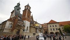 Pape Frantiek navtívil krakovský Wawel.