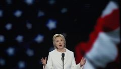 Hillary Clintontová pijala nominaci Demokrat.