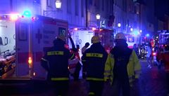 v Ansbachu zasahovalo mnoho sanitek, pi výchuchu se zranilo 12 lidí.