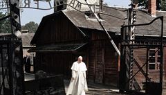 Poté, co pape proel táborovou bránou, ho auto pevezlo k domm, v nich byli...