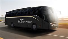 Nová podoba autobusu Leo Expressu.