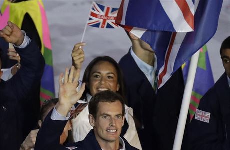 Slavnostn zahjen olympijskch her v Riu (vprava Velk Britnie veden Andym...
