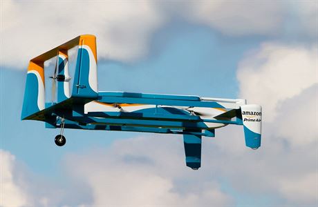 Donákový dron spolenosti Amazon.