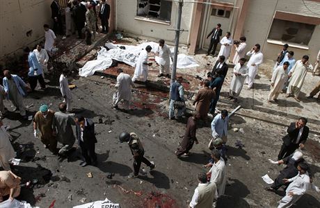 Sebevraedný útok v Pákistánu (Ilustraní foto)
